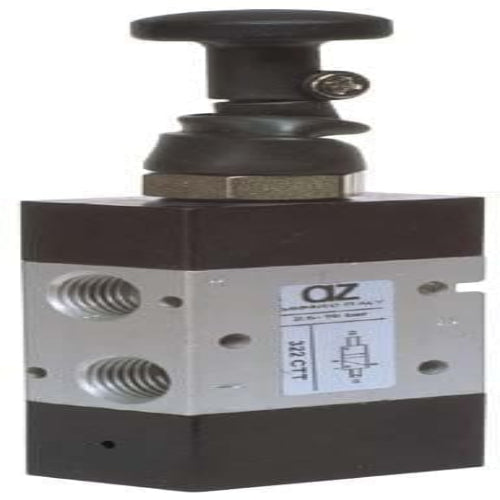 AZ PNEUMATICA Manual Valves 01.078.4 (322 CTT) : AZ Pneumatica 3/2 1/4" push/pull Latched,pneumatically actuated repositioning