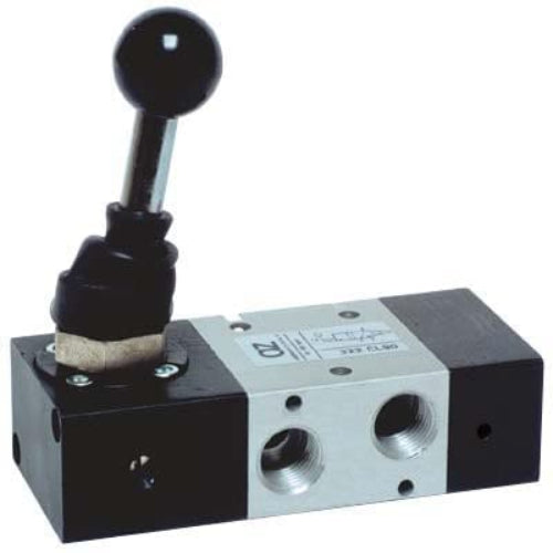 AZ PNEUMATICA Manual Valves 01.082.4 (322 CL90) : AZ Pneumatica 3/2 1/4" 90° lever ,pneumatically actuated repositioning