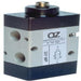 AZ PNEUMATICA Micro and Mechanical Valves 00.077.4 (321 MP) : AZ Pneumatica 3/2 1/8" Tappet, Spring return