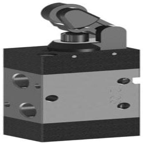 AZ PNEUMATICA Micro and Mechanical Valves 00.280.4/G31 (321 MYR31) : AZ Pneumatica mechanically actuated valve  3/2 1/8" roller lever, Spring return