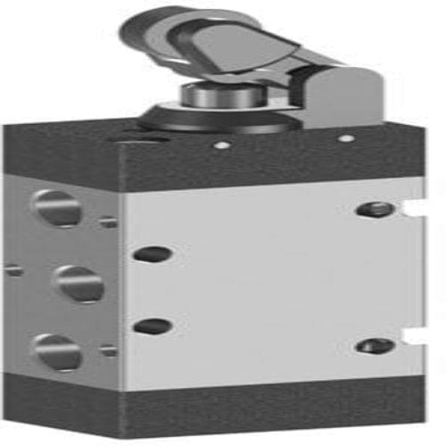 AZ PNEUMATICA Micro and Mechanical Valves 00.282.4/G31 (521 MYR31) : AZ Pneumatica mechanically actuated valve  5/2 1/8" roller lever, Spring return