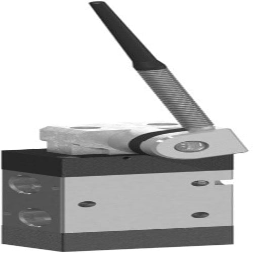 AZ PNEUMATICA Micro and Mechanical Valves 01.198.4/G61 (322 MYN61) : AZ Pneumatica mechanically actuated valve  3/2 1/4" whisker With adjustable rod, Spring return