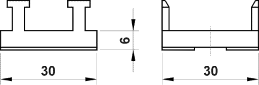 AZ PNEUMATICA Micro and Mechanical Valves 08.015.2 : AZ Pneumatica Double adaptor for panel mounting actuator, complete with fixing screws