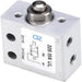 AZ PNEUMATICA Micro and Mechanical Valves 08.055.4 (305 MA UL) : AZ Pneumatica 3/2 NC, threaded ports M5 (ports on the side), push button