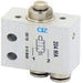 AZ PNEUMATICA Micro and Mechanical Valves 08.104.4 (204 MA) : AZ Pneumatica 2/2 NC, push-in fitting for tubing ø4, push button