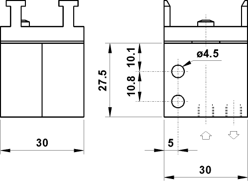 AZ PNEUMATICA Micro and Mechanical Valves 08.146.4 (2.305 MB) : AZ Pneumatica 5/3 open centres, threaded ports M5, actuator adaptor for panel mounting