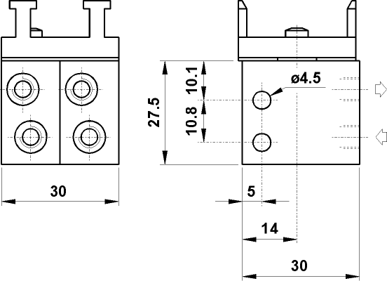 AZ PNEUMATICA Micro and Mechanical Valves 08.195.4 (2.315 MB UL) : AZ Pneumatica 5/3 pressurized centres, threaded ports M5 (ports on the side), actuator adaptor for panel mounti