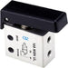 AZ PNEUMATICA Micro and Mechanical Valves 08.227.4 (305 MGN UL) : AZ Pneumatica 3/2 NC, threaded ports M5 (ports on the side),pushbuttons Black