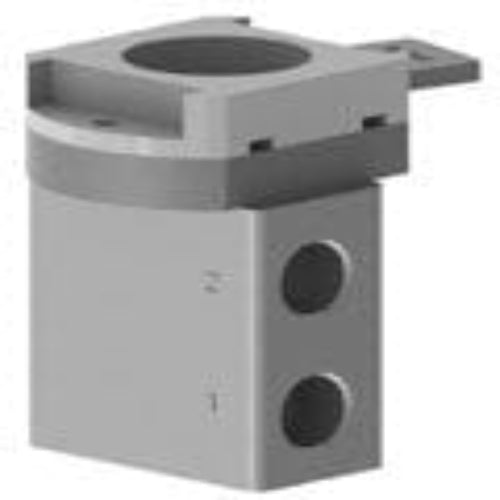 AZ PNEUMATICA Micro and Mechanical Valves 08.341.4 : AZ Pneumatica Microvalve 3/2 NC, G1/8" ports, adaptor for panel mounting