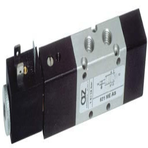 AZ Pneumatica Solenoid Valves 00.034.3 (521 ME AS): AZ Pneumatica 5/2 1/8" Solenoid Pilot with separate air supply, Spring return , Without Coil