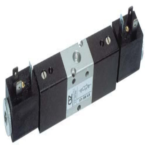 AZ Pneumatica Solenoid Valves 00.066.3 (321 EE AS): AZ Pneumatica 3/2 1/8" Dual Solenoid Pilot with separate air supply, Without Coil