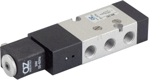 AZ Pneumatica Solenoid Valves 01.041.3 (382 ME): AZ Pneumatica NAMUR 3/2 1/4" NC Solenoid Pilot, Spring return , Without Coil