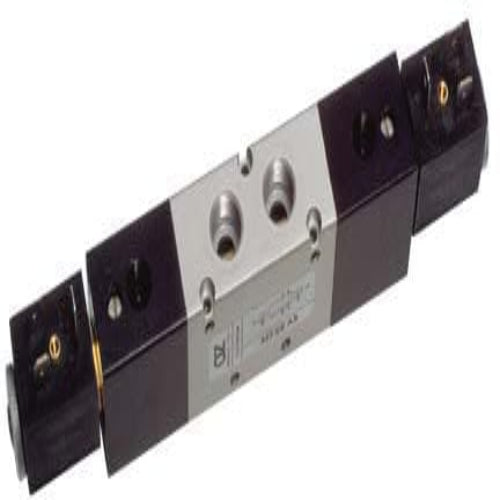 AZ Pneumatica Solenoid Valves 01.052.3 (522 EE AS): AZ Pneumatica 5/2 1/4" Dual Solenoid Pilot with separate air supply, Without Coil