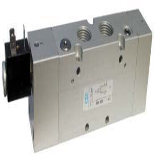 AZ Pneumatica Solenoid Valves 02.010.3 (524 EFP): AZ Pneumatica 5/2 1/2" Solenoid Pilot, Spring return pneumatic, Without Coil