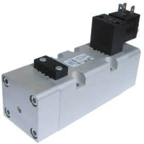 AZ Pneumatica Solenoid Valves 02.072.3 (252 EFP): AZ Pneumatica ISO 2 5/2 Solenoid Pilot, Spring return pneumatic, Without Coil