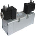 AZ Pneumatica Solenoid Valves 02.075.3 (253C EE): AZ Pneumatica ISO 2 5/3 Closed center, Dual Solenoid Pilot, Without Coil