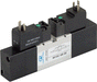 AZ Pneumatica Solenoid Valves 05.118.4 (8513A EE 03): AZ Pneumatica VDMA 18 mm 5/3 open centres, Dual Solenoid Pilot 110V 50/60Hz