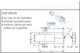 FABCO-AIR CT-8 : Humphrey/ Fabco-air Rod Clevis