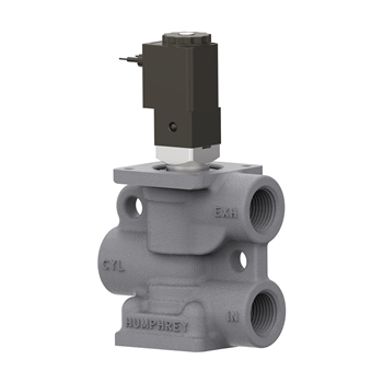 HUMPHREY B501E124VDC: Humphrey Large Poppet Valves - 501 Series