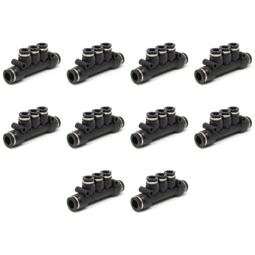 PISCO Standard Fittings PKG3/8-1/4 : Pisco-unequal-triple-imperial - BAG OF 10pcs