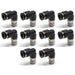 PISCO Standard Fittings PL12-04 : Pisco-male-elbow-metric - BAG OF 10pcs