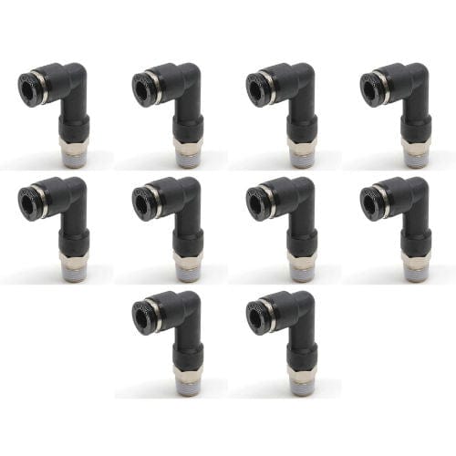 PISCO Standard Fittings PLL4-01 : Pisco-long-elbow-metric - BAG OF 10pcs