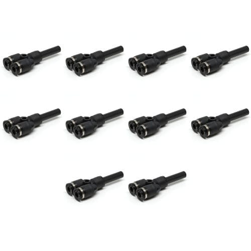 PISCO Standard Fittings PWJ8-6 : Pisco-unequal-plug-in-y-metric - BAG OF 10pcs