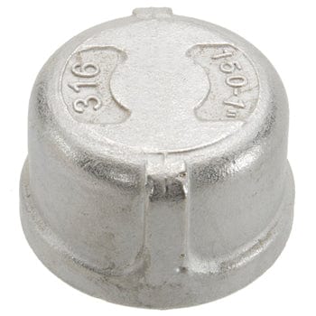 Pneumatics-pro 1-1/4" NPT STAINLESS STEEL PIPE CAP