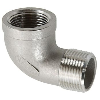 Pneumatics-pro 1/2" NPT STAINLESS STEEL 90° PIPE STREET ELBOW