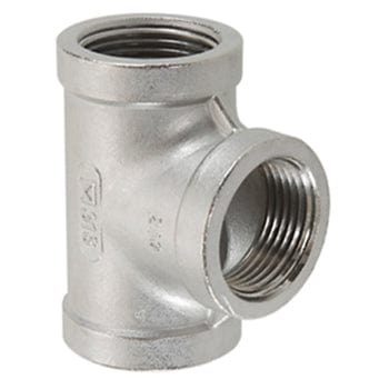 Pneumatics-pro 1/2" NPT STAINLESS STEEL PIPE TEE