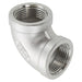 Pneumatics-pro 1/4" NPT STAINLESS STEEL 90° PIPE ELBOW
