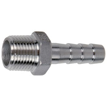Pneumatics-pro 1/4" STAINLESS STEEL JUMP SIZE HOSE BARB