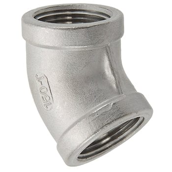 Pneumatics-pro 1/8" NPT STAINLESS STEEL 45° PIPE ELBOW