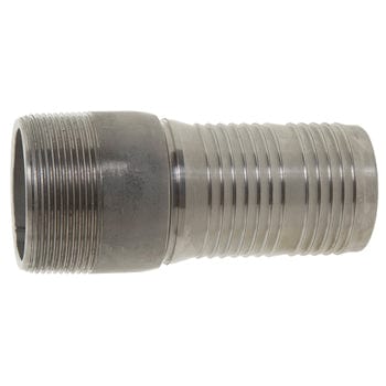 Pneumatics-pro 3" CRIMPABLE STAINLESS STEEL COMBINATION NIPPLE