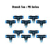 Pneumatics-pro Branch Tee PB 5/16-N03 : Pneumatics-pro Push-in Branch Tee Fittings Tube Size 5/16" x Thread Size 3/8NPT PB5/16-N03 (BAG OF 10 PCS.)