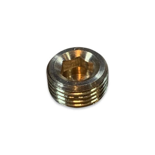 Pneumatics-pro Brass Fittings AB-036-1/4-PP : Brass Fitting Socket Hex.Plug 1/4"NPT
