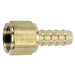 Pneumatics-pro Brass Hose Barb Fittings 1/2" BRASS HOSE BARB WITH 1/2" FEMALE PIPE (NPT) THREAD