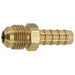 Pneumatics-pro Brass Hose Barb Fittings 1/4" BRASS HOSE BARB WITH 1/4" MALE SAE 45° THREAD