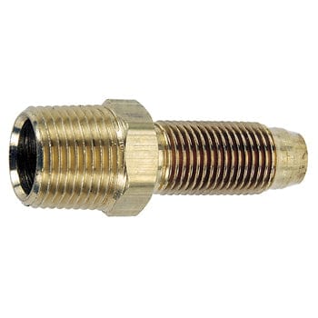 Pneumatics-pro Brass Hose Barb Fittings 3/8" BRASS REUSABLE HOSE INSERT WITH 3/8" MALE PIPE (NPT) THREAD