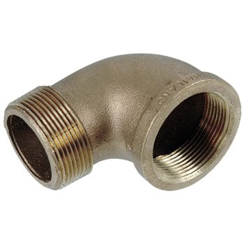 Pneumatics-pro Brass Pipe Fittings 1-1/2" CAST BRASS PIPE 90° STREET ELBOW