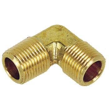 Pneumatics-pro Brass Pipe Fittings 1/2" BRASS PIPE 90° MALE ELBOW