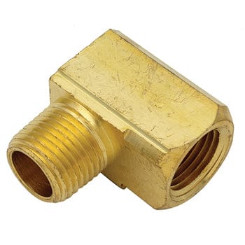 Pneumatics-pro Brass Pipe Fittings 1/2" EXTRUDED BRASS PIPE 90° STREET ELBOW