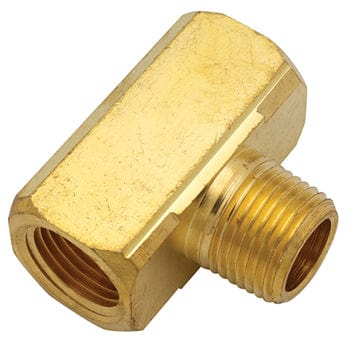 Pneumatics-pro Brass Pipe Fittings 1/4" EXTRUDED BRASS MALE PIPE BRANCH TEE