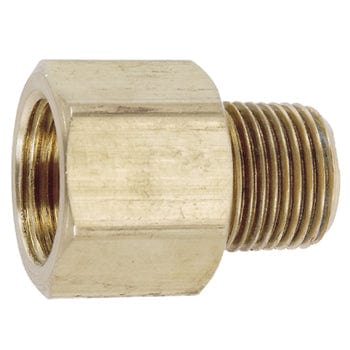 Pneumatics-pro Brass SAE 45 Flare Fittings 1/2" BRASS FEMALE SAE TO 1/2" MALE PIPE (NPT) CONNECTOR