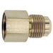 Pneumatics-pro Brass SAE 45 Flare Fittings 1/2" BRASS MALE SAE TO 1/4" FEMALE PIPE (NPT) CONNECTOR