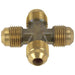 Pneumatics-pro Brass SAE 45 Flare Fittings 1/4" BRASS SAE MALE UNION CROSS