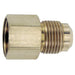 Pneumatics-pro Brass SAE 45 Flare Fittings 3/8" BRASS MALE SAE TO 1/2" FEMALE PIPE (NPT) CONNECTOR