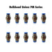 Pneumatics-pro Bulkhead Union PM 4 : Pneumatics-pro Bulkhead Union Fittings Tube Size 4mm PM4 (BAG OF 10 PCS.)