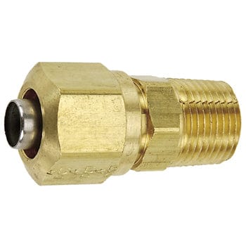 GreenLine D.O.T. Compression Fittings TRUCK AIR BRAKE COMPRESSION 1/4" MALE PIPE (NPT) CONNECTOR (G7016-04-04)