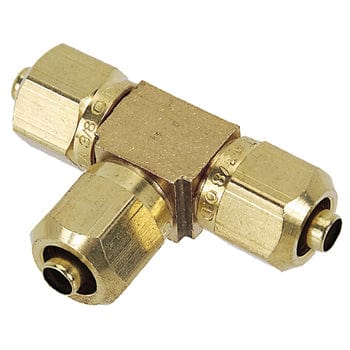 Pneumatics-pro D.O.T. Compression Fittings TRUCK AIR BRAKE COMPRESSION UNION TEE